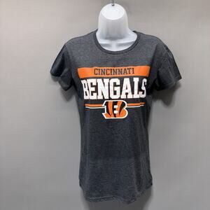 Cincinnati Bengals NFL Team Apparel Grey NFL T-shirt Women’s Size Small New